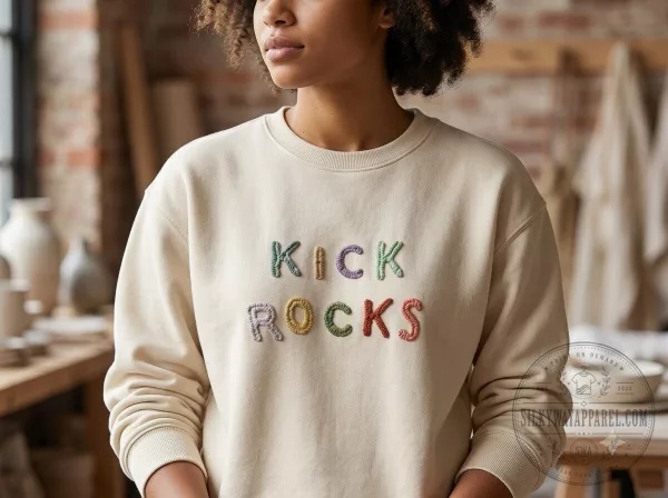 Kick Rocks Sophie Cunningham indiana fever embroidered shirt 1 Kick Rocks Sophie Cunningham indiana fever embroidered shirt