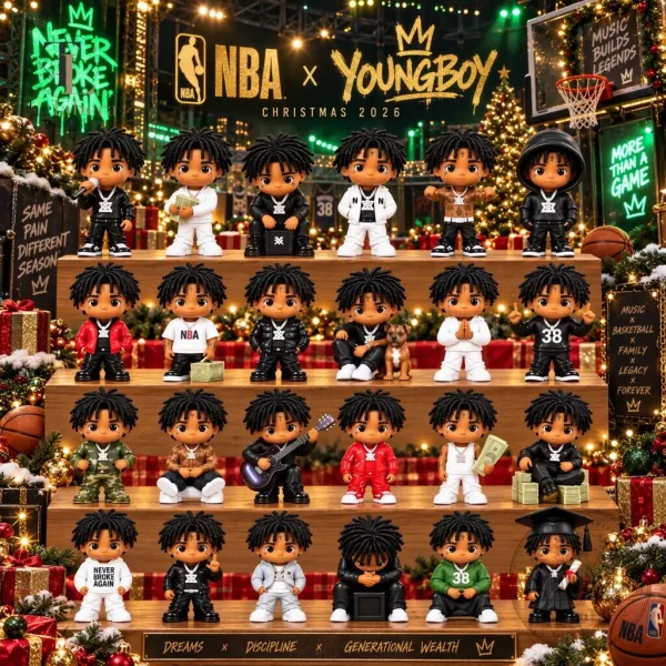 NBA x YoungBoy Advent Calendar 2026 Collectible Figures Set