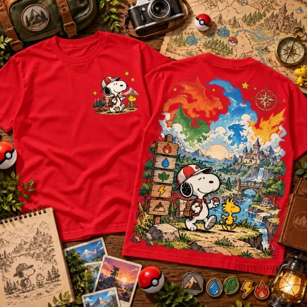 Snoopy Dragons Fantasy Graphic T-Shirt 8 Snoopy Dragons Fantasy Graphic T-Shirt