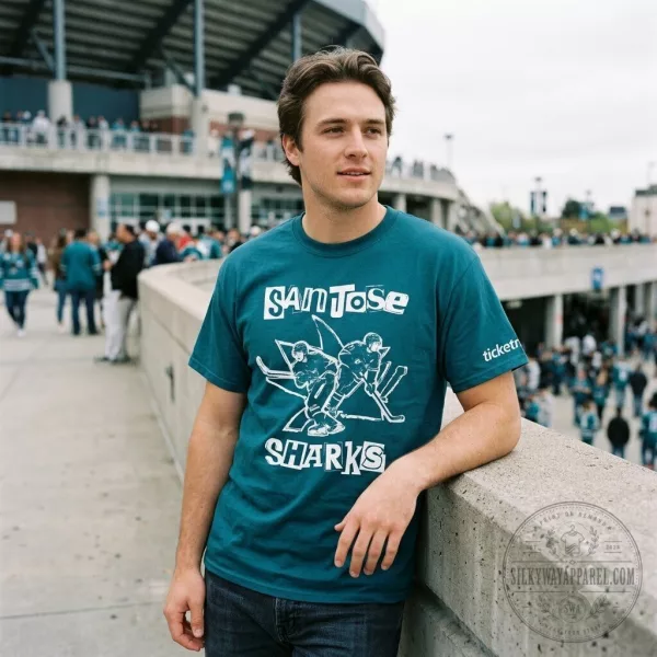 San Jose Sharks 2026-2027 Opening Night SGA T-Shirt 1 San Jose Sharks 2026-2027 Opening Night SGA T-Shirt