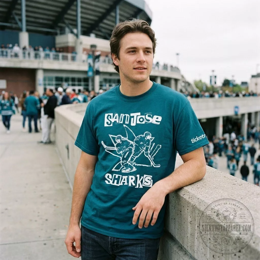 San Jose Sharks 2026-2027 Opening Night SGA T-Shirt 4 San Jose Sharks 2026-2027 Opening Night SGA T-Shirt